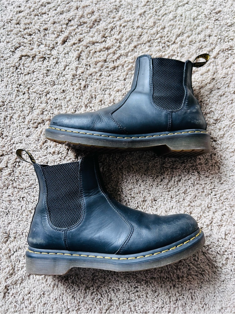 Dr. Martens Black Leather Chelsea Boots